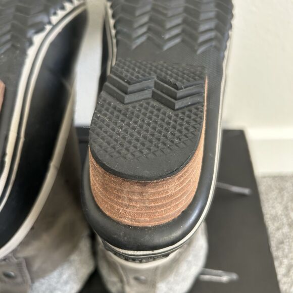 Sorel Womens Slimpack 2 Lace Winter Waterproof Ankle Boots Size 7.5 Quarry Black - Picture 9 of 14